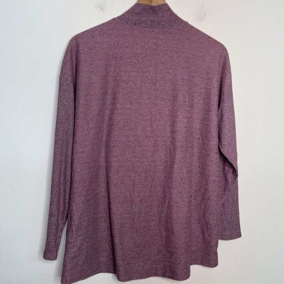 Soft Surroundings Womens Zip Up‎ Sweatshirt Size Large Knit Stretch Modal - Picture 3 of 5